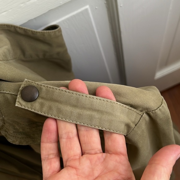 Zara Green Military Jacket with Hood (Size Medium) - Picture 6 of 14